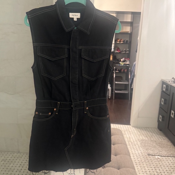 Pistola Julia Mini Dress Noir - Picture 4 of 4